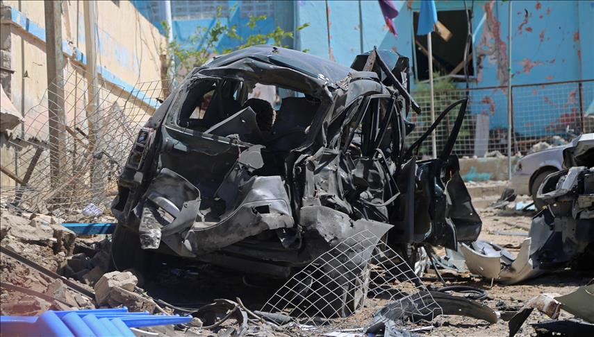 9 killed in suicide car bomb attack in Somali capital