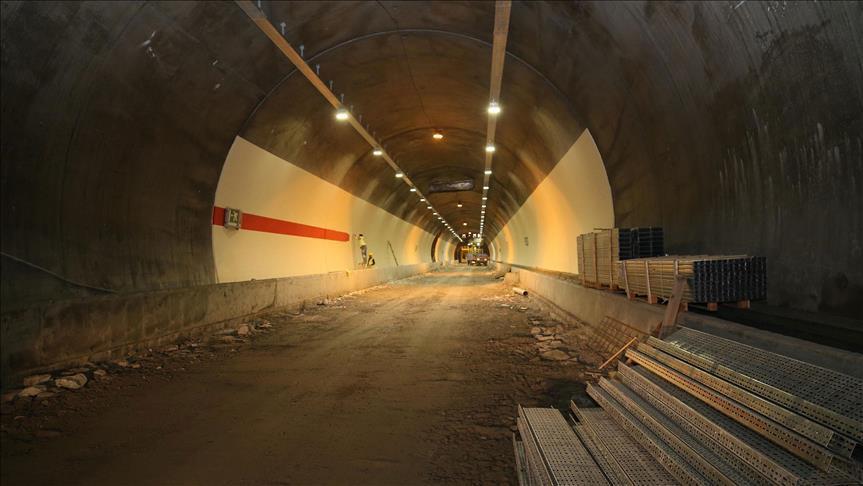 دومین تونل بزرگ ترکیه تا پایان امسال افتتاح می‌شود