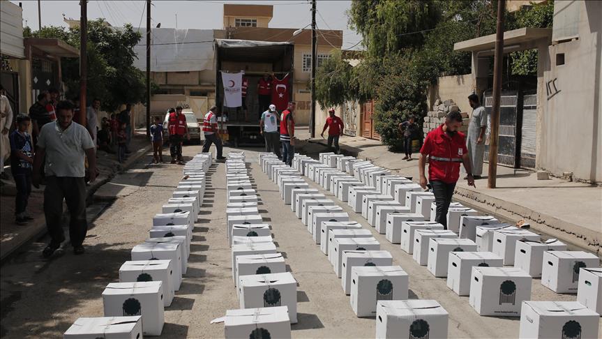 کمک های بشردوستانه هلال احمر ترکیه در عراق