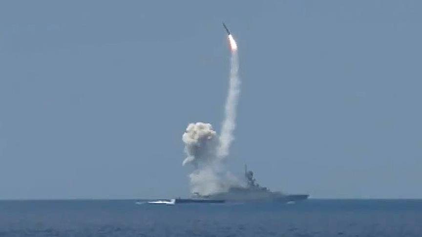  حمله موشکی روسیه به مواضع داعش در سوریه