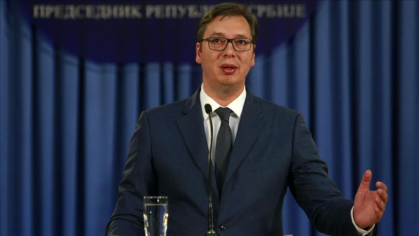 Serbia president stresses new future in inauguration