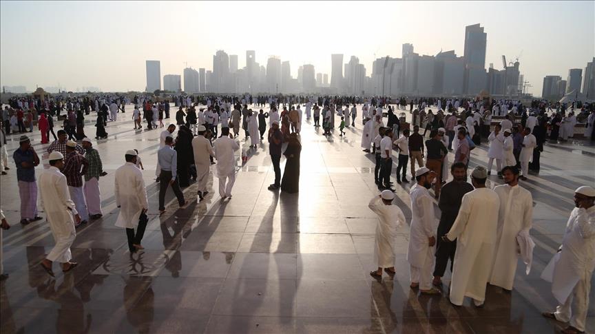 خطيب العيد في قطر: بلادنا تعيش في أمن عتيد وحكم رشيد وعيش رغيد