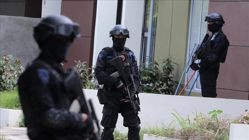 Indonesia arrests five after knife attack on police