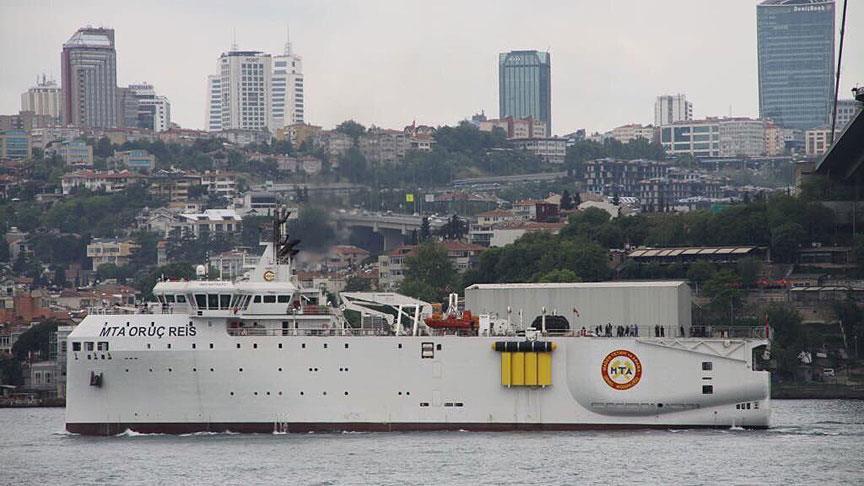 سفينة تركية تجري أبحاثا جيولوجية في البحر الأسود