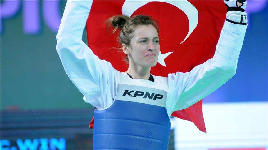 Turkey's Agris bags gold in women's Taekwondo