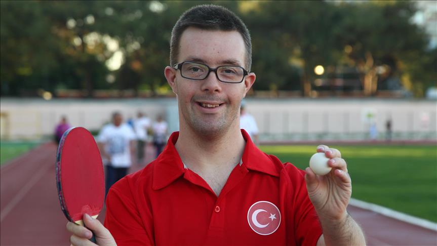 Turkish athlete with Down syndrome eyes gold medal