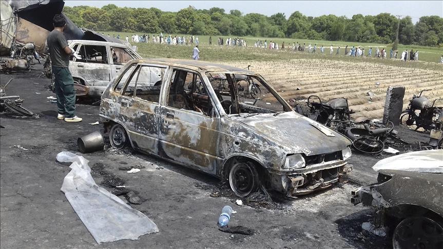 Death toll from Pakistan oil tanker fire rises to 174