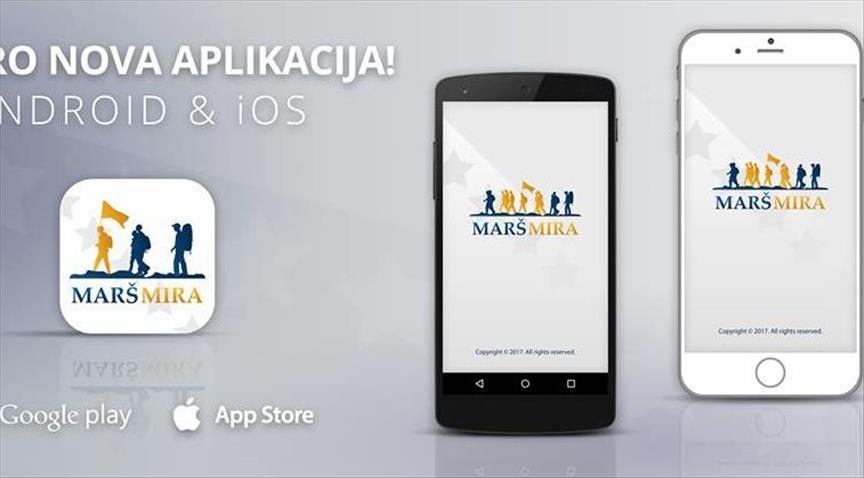Mobilna aplikacija za učesnike Marša mira