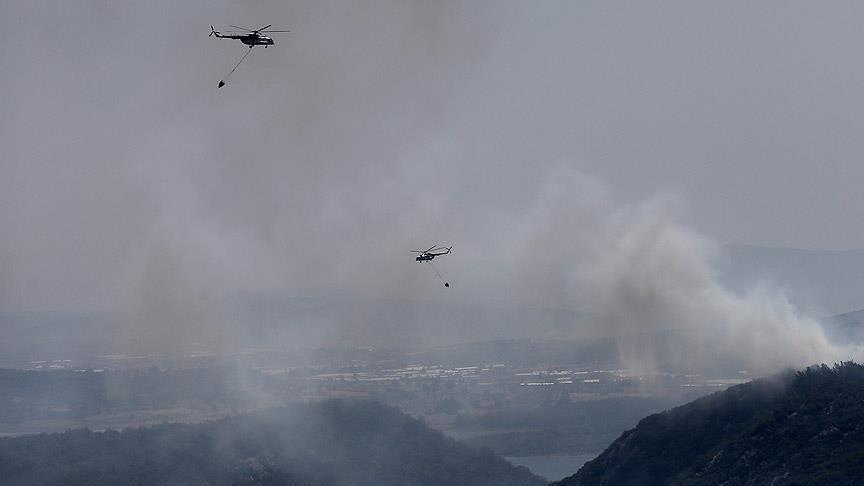 Turkey: Coastal provinces battle forest fires