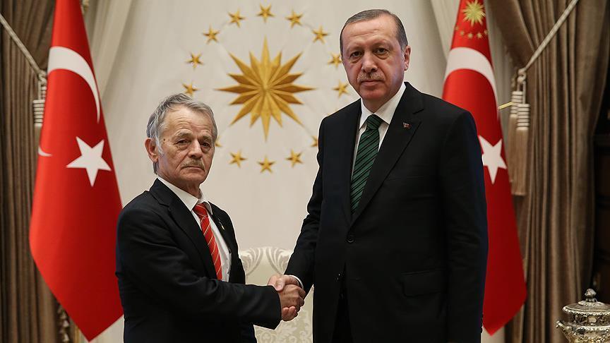 Президент Турции  принял лидера крымско-татарского народа 