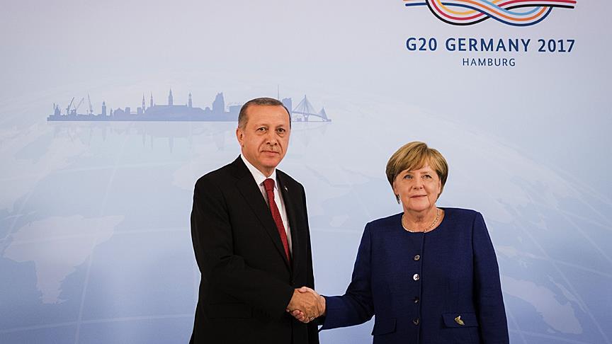 Erdogan arrives in Germany for G20 summit 