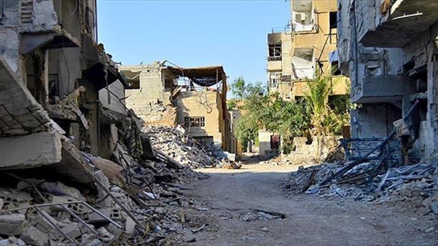 مصادر طبية النظام السوري يستهدف حي جوبر الدمشقي بغاز الكلور