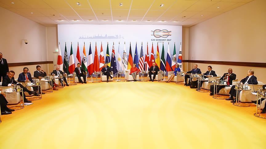 Ouverture du Sommet du G20, à Hambourg