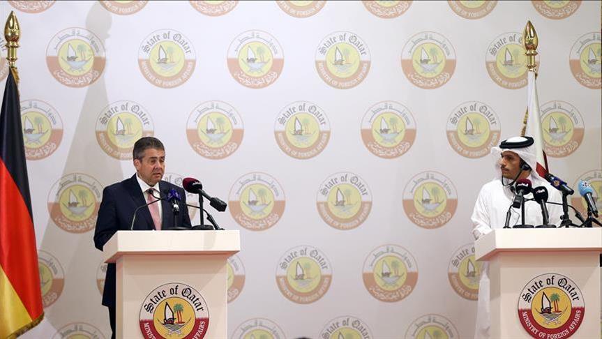 وزير خارجية قطر يبحث مع نظيره الألماني مستجدات الأزمة الخليجية