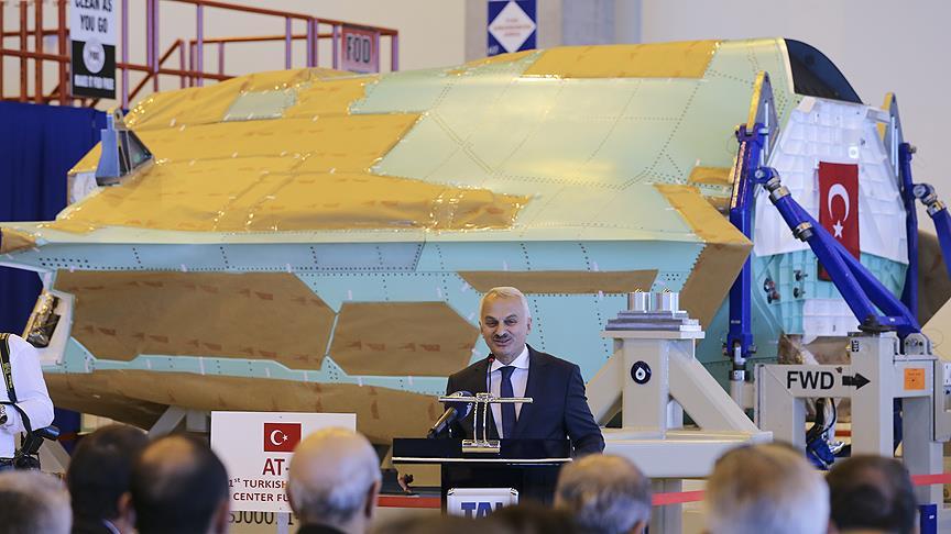 TUSAŞ ilk Türk JSF/F-35 uçağının orta gövdesini teslim etti