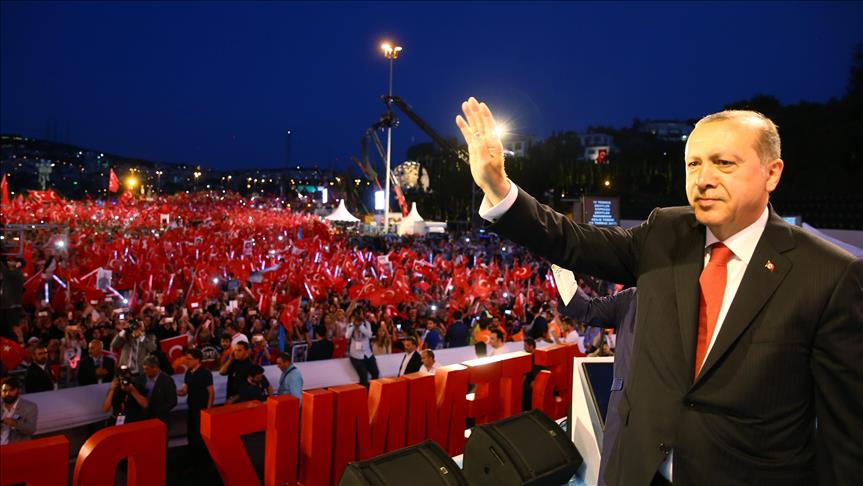 Erdoğan: Faleminderit çdo individi që qëndroi në mbrojtje të lirisë dhe shtetit
