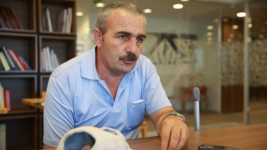 Darbecilerin yaraladığı gaziye yapay kafatası parçası nakledildi 