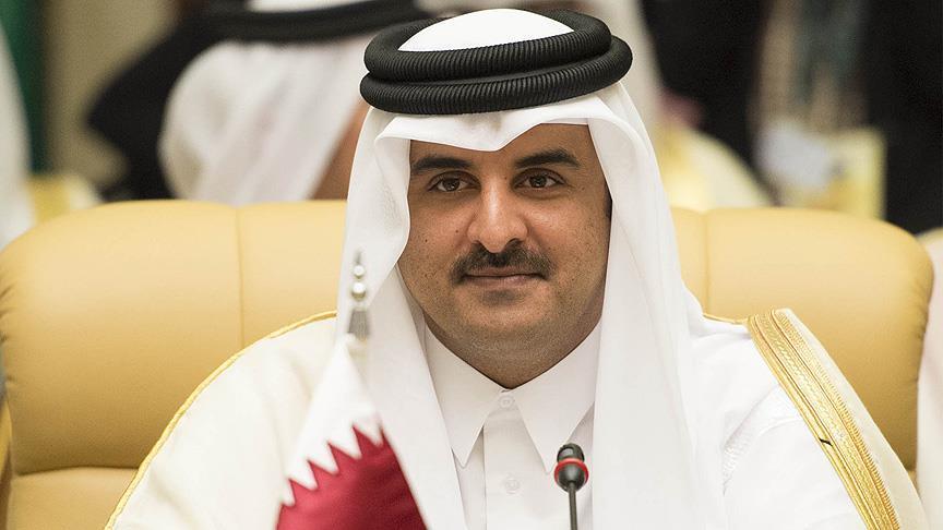 دیدار امیر قطر با فرمانده ستاد مرکزی ارتش آمریکا در دوحه