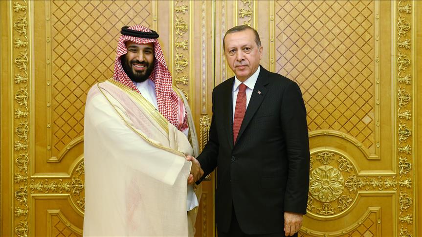 Президент Турции принял наследного принца Саудовской Аравии 