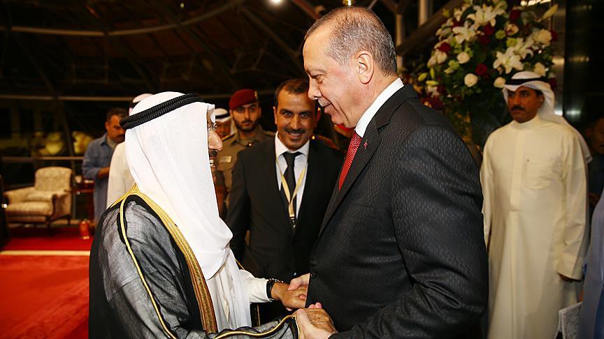 Erdogan continues his Gulf tour with Kuwait