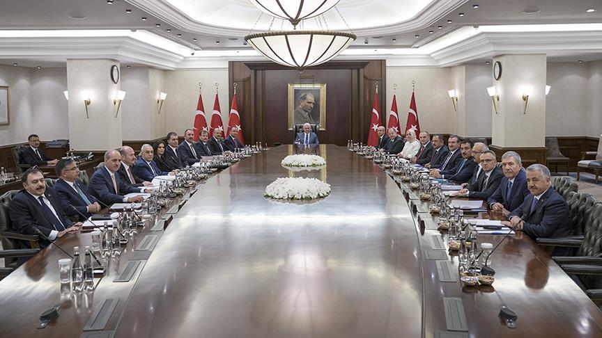  مجلس الوزراء التركي يعقد أولى جلساته بعد التغييرات الوزارية
