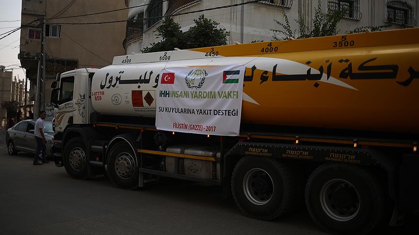 İHH'dan Gazze'ye yakıt yardımı