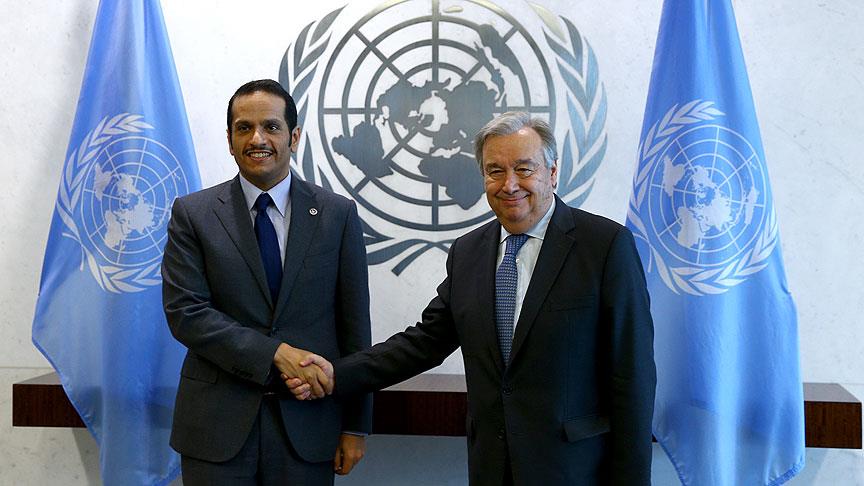 Katar'dan BM'ye 'krizin çözümünde rol al' çağrısı 