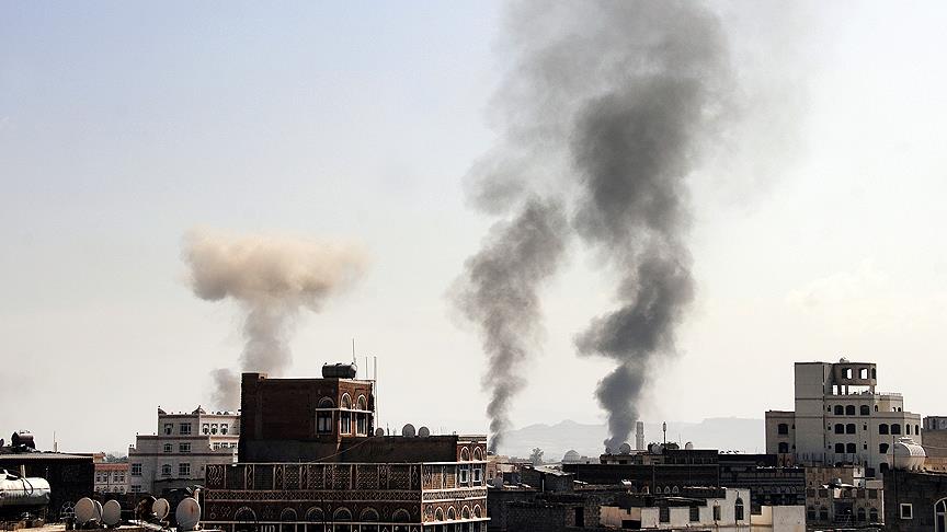Koalisyon güçleri Sana'ya hava saldırısı düzenledi