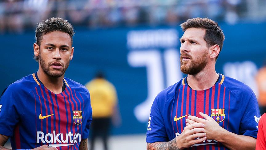 Messi'den Neymar'a veda mesajı
