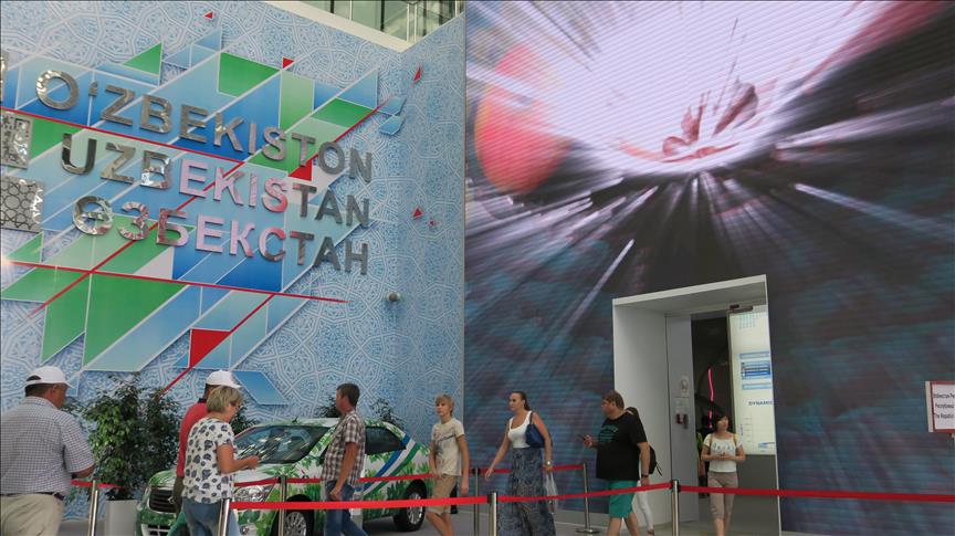 Павильон Узбекистана один из самых посещаемых на ЭКСПО в Астане