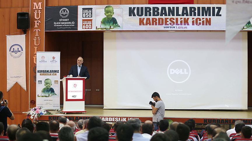 TDV Kurban Bayramı'nda 300 bin kurban bağışı bekliyor
