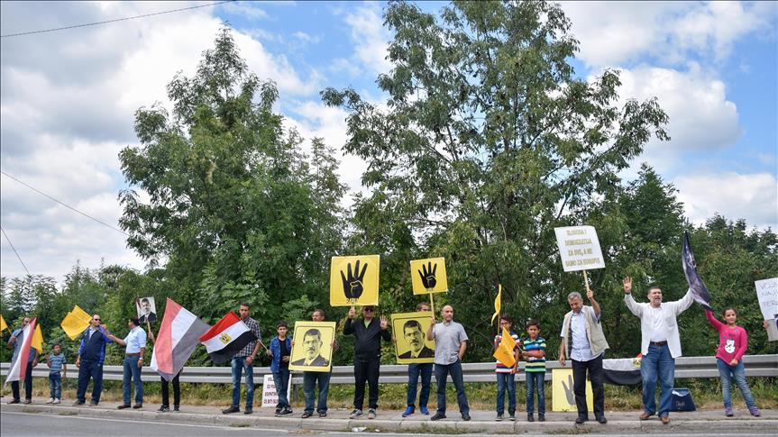 Sarajevo: Mirni protest povodom godišnjice masakra na egipatskim trgovima Rabia i Nahda