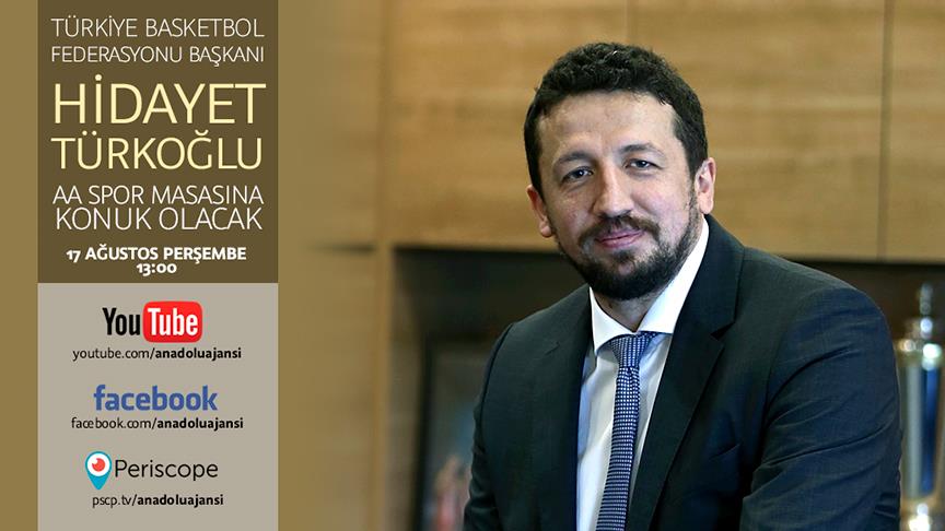 Hidayet Türkoğlu AA Spor Masası'na konuk olacak