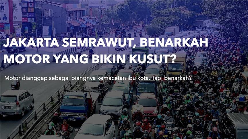 Jakarta semrawut, benarkah motor yang bikin kusut?