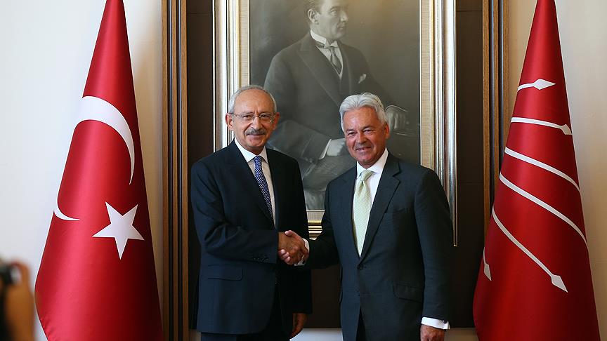 CHP lideri Kılıçdaroğlu, İngiliz Bakan Duncan'ı kabul etti