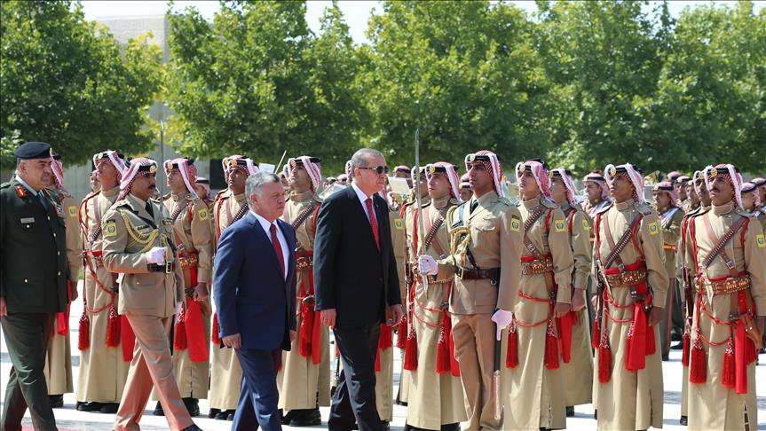 В Аммане прошла церемония встречи президента Турции 