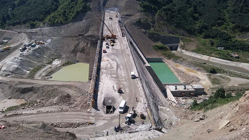 Sakarya'da Ballıkaya Barajı'nın yüzde 81'i tamamlandı 