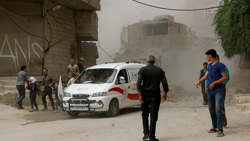 Airstrikes kill 50 in Syria’s Hama: Local sources