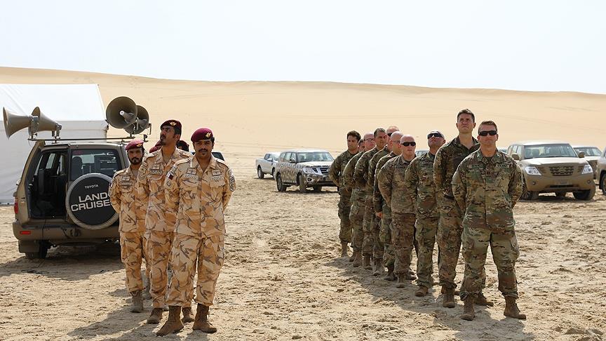 Katar ile ABD ortak askeri tatbikat yaptı