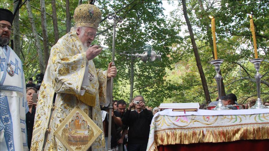 Tarihi Kirazlı Manastırı'nda ayin düzenlendi