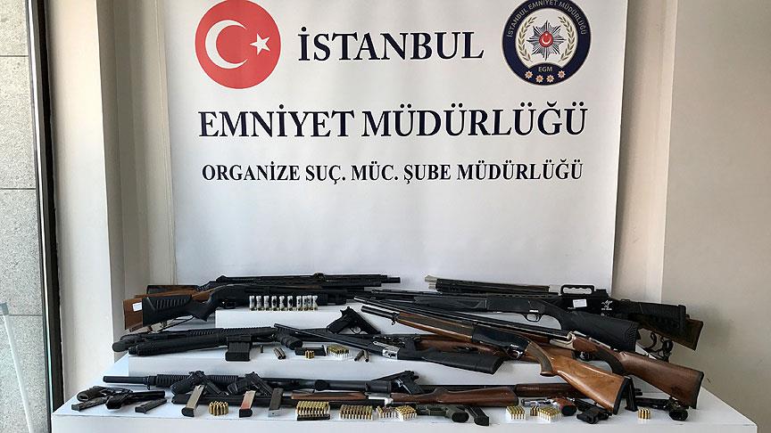 İstanbul merkezli silah kaçakçılığı operasyonu: 22 gözaltı