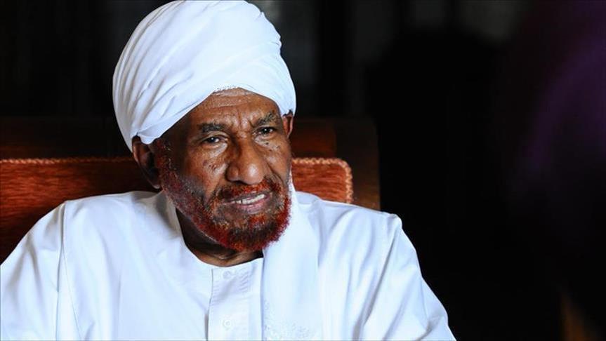 السودان.. الصادق المهدي يطلق مبادرة لمساعدة من يتعرض لـ"التضييق" الحكومي