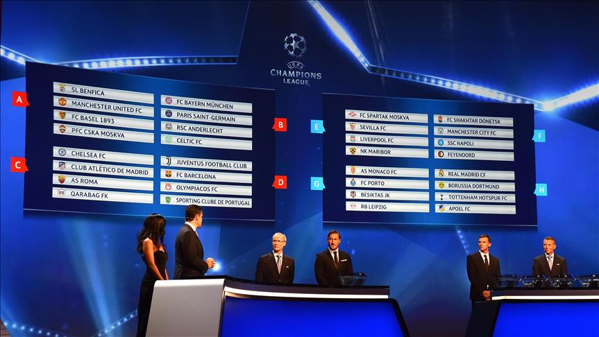 UEFA celebrará la fase de grupos de la Liga de Campeones