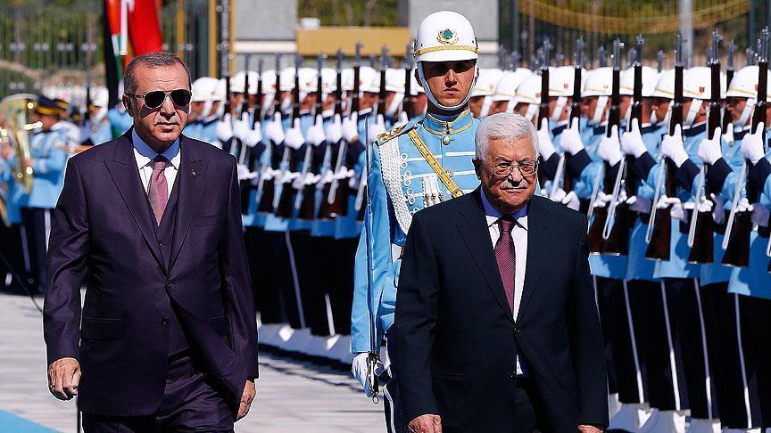 Palestinian president arrives in Turkey