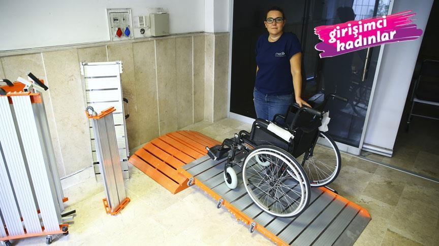 Ürettiği engelli rampasıyla iş dünyasının kapısını araladı