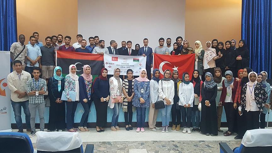 TİKA'nın gönüllü elçileri Libya'daki çalışmalarını tamamladı