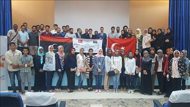 TİKA'nın gönüllü elçileri Libya'daki çalışmalarını tamamladı