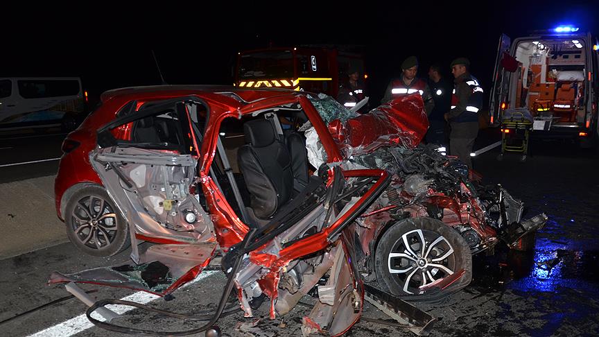 Beş ilde meydana gelen kazalarda 3 ölü, 20 yaralı