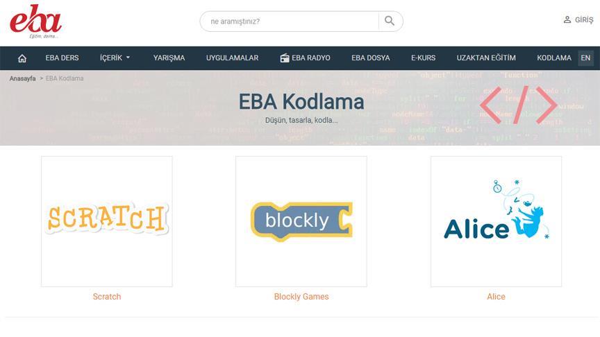 Meb Den Kodlama Yi Kolay Ogretecek Yeni Portal