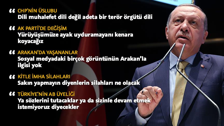 Cumhurbaşkanı Erdoğan: Çıkın mertçe söyleyin ve gereğini yapın